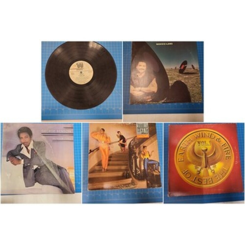 Lot of 5 Soul Funk Groove Vinyl Records LP Best Benson Classic Early Earth Eyes